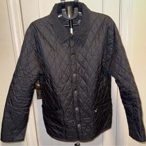 VOI JEANS Black Quilted Diamond Jacket (XL)  G36